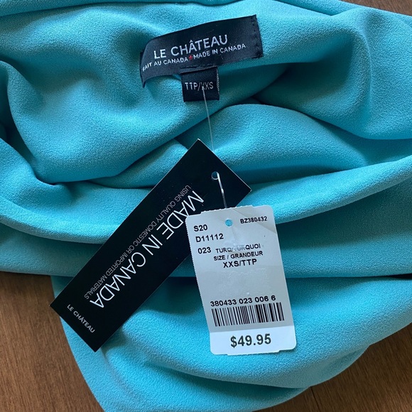 💎 Le chateau turquoise crepe mini skirt - Picture 7 of 8